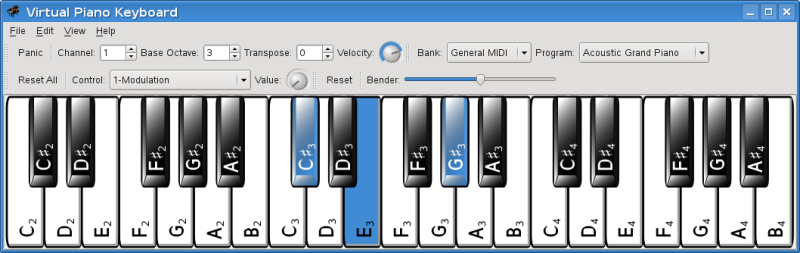 Virtual Piano  Keyboard Mappings